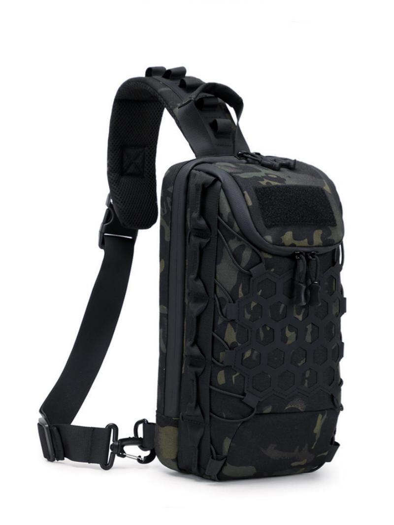 Sling Backpack Shoulder - Homefish Tas Dada Taktis Outdoor Baru,