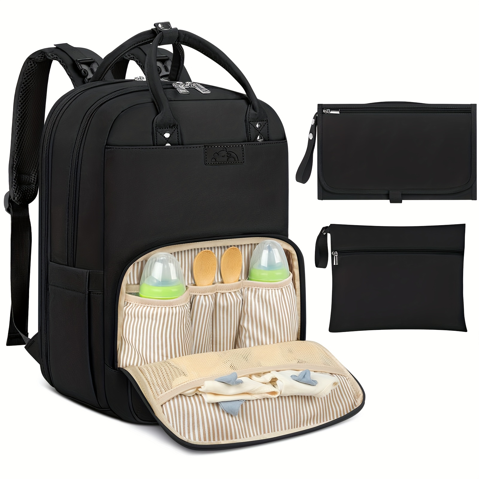 Backpack Diaper Bag - NEWHEY Tas Ganti Ransel dengan Alas