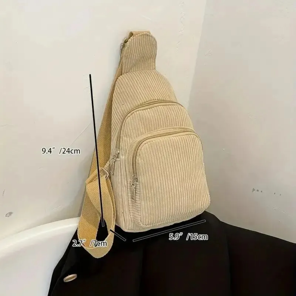 Tas selempang korduroi antik w - Sling Backpack Shoulder ulasan dan harga