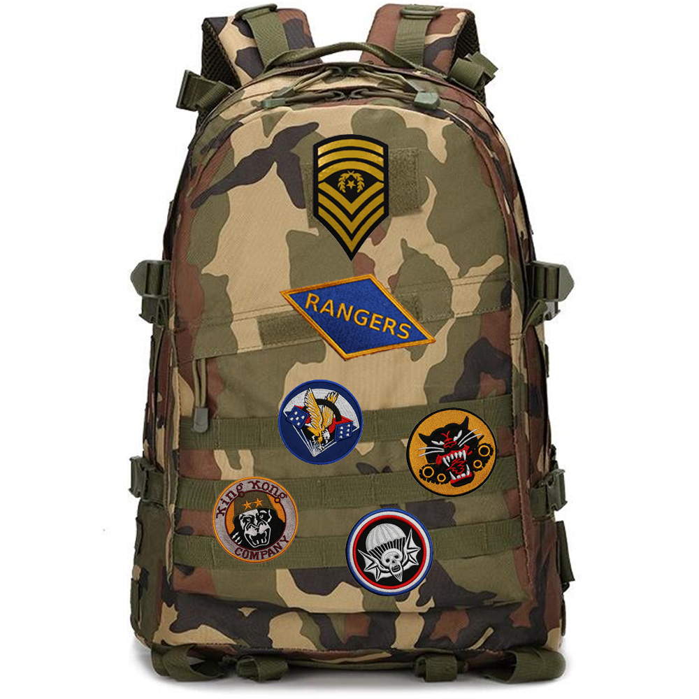3D bordir enam Jaket depan mil - Urban Backpack Tactical ulasan dan harga