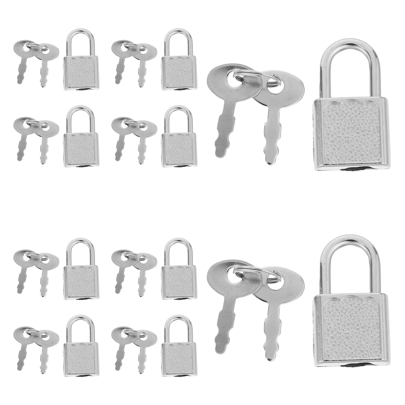 10 Set Kunci Mini Bajak Laut K - Backpack Lock Combo ulasan dan harga