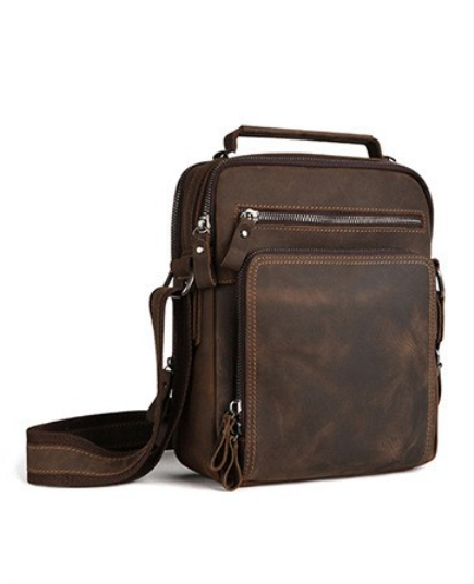 Tas Selempang Kulit Kuda Liar  - Leather Backpack Vintage ulasan dan harga