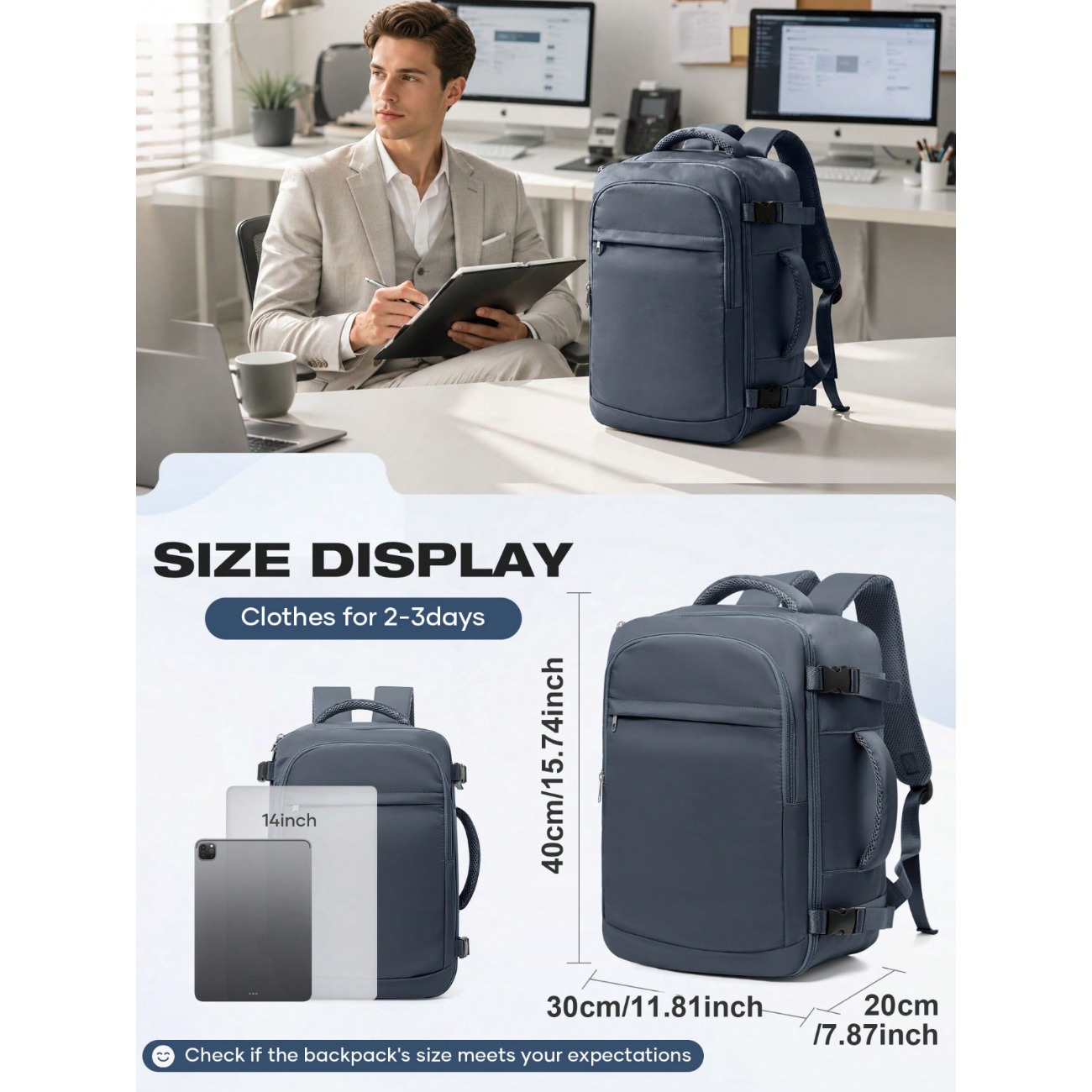 Ransel Perjalanan Ringan Berka - Laptop Backpack 15.6 ulasan dan harga