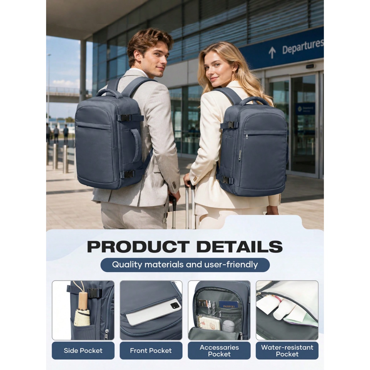 Ransel Perjalanan Ringan Berka - Laptop Backpack 15.6 ulasan dan harga