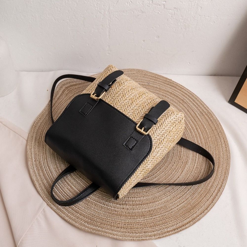 Tas Ransel Kulit PU Trendi Des - Leather Backpack Vintage ulasan dan harga