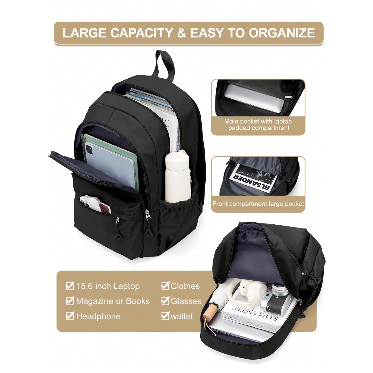 Tas Ransel untuk Siswa Sekolah - Laptop Backpack 15.6 ulasan dan harga