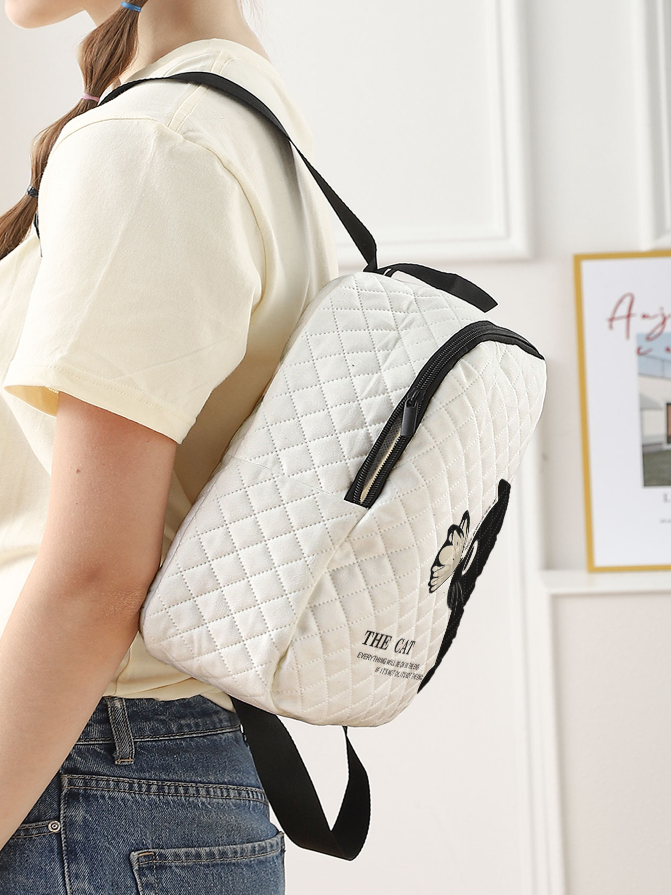 Ransel Kompak Bermotif Kupu-ku - Mini Backpack Purse ulasan dan harga