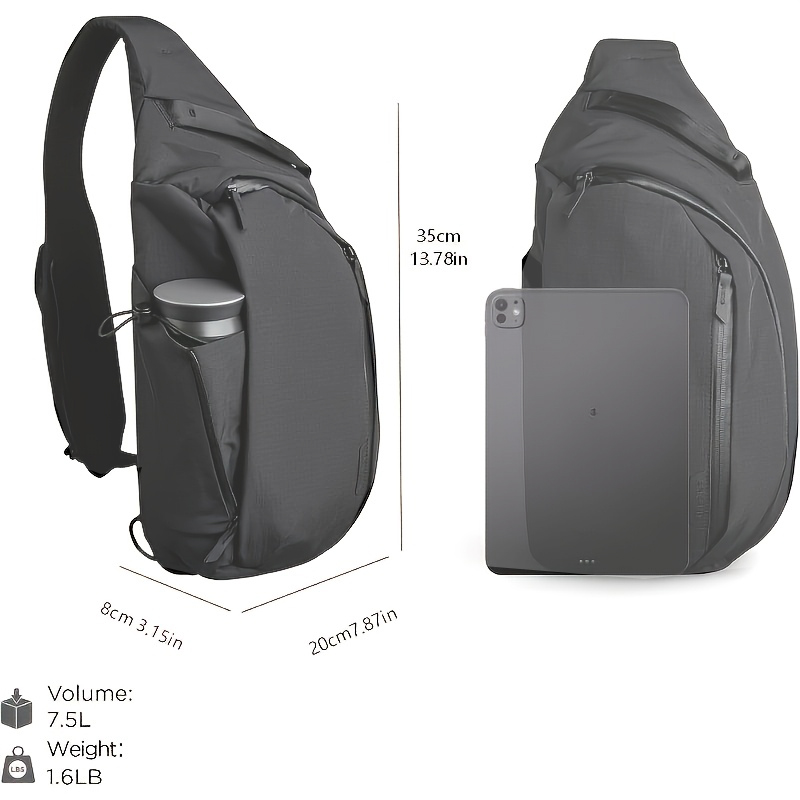 Tas Dada Bahu Kanan 7.5L - Tas - Sling Backpack Shoulder ulasan dan harga