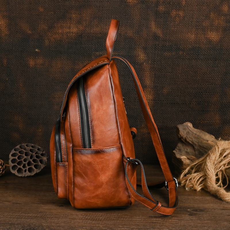 Johnature 2026 Tas Ransel Kuli - Leather Backpack Vintage ulasan dan harga