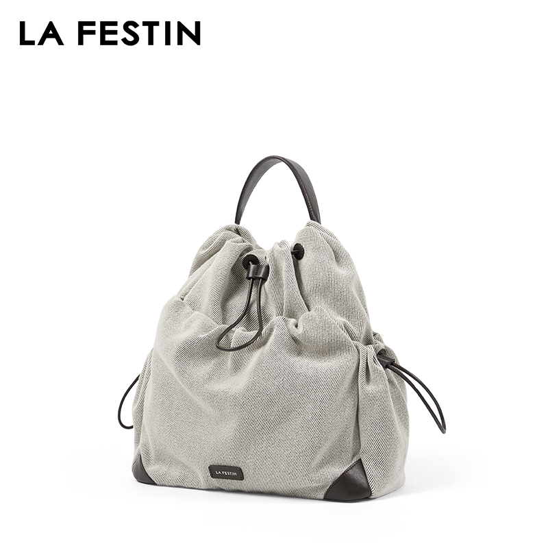 LA FESTIN Ransel Merek Asli 20 - Canvas Backpack Casual ulasan dan harga