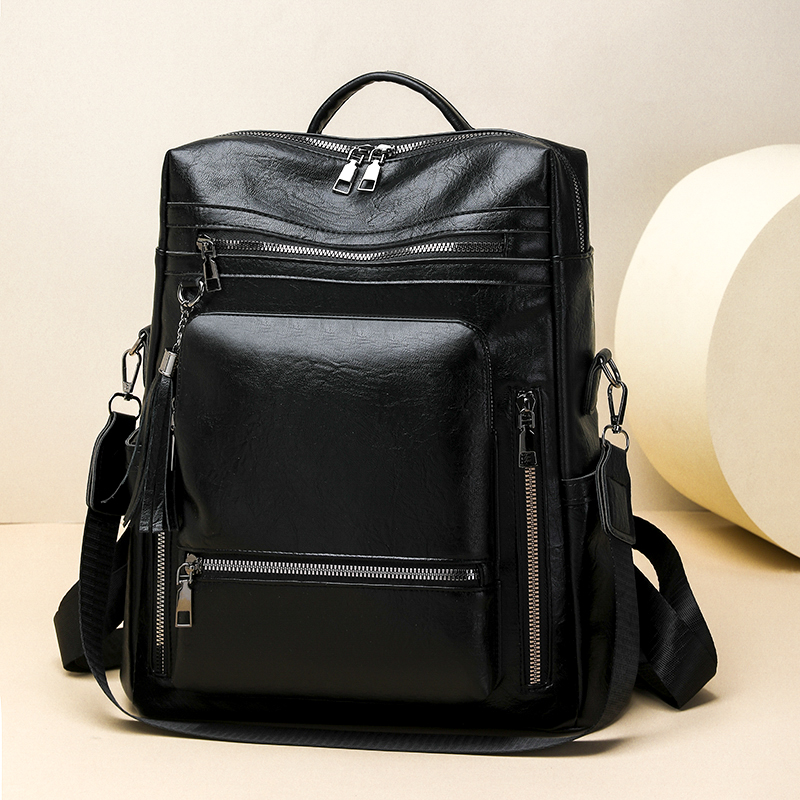 Set Ransel Tampilan Kulit Vint - Leather Backpack Vintage ulasan dan harga